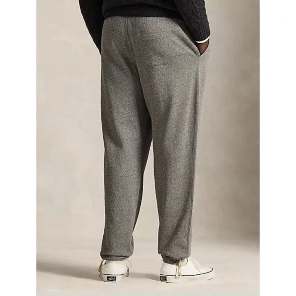 Polo Ralph Lauren Men's Gray Pony Logo Fleece Sweatpants Pants Big Sz 3XB
